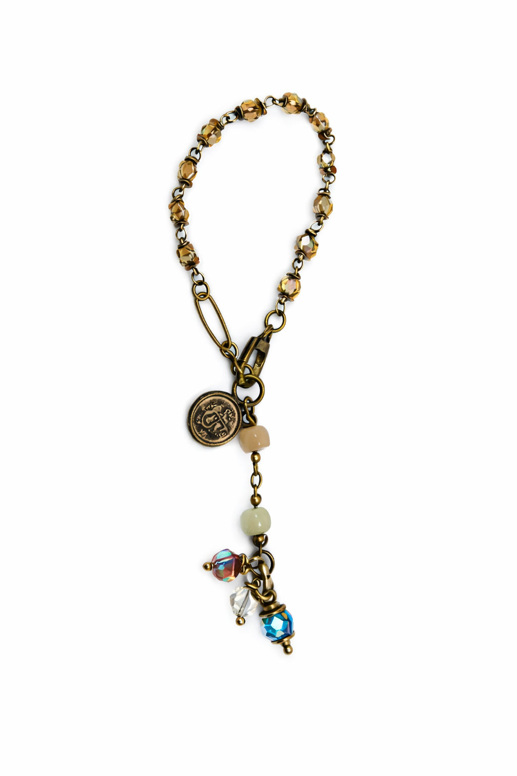 Opalescent and Amazonite Bracelet
