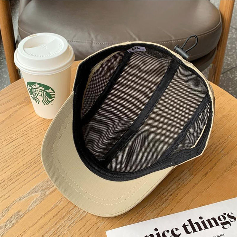 Miniatura: Short-brimmed solid color baseball cap  Lightweight Quick-Dry Polyester Adjustab