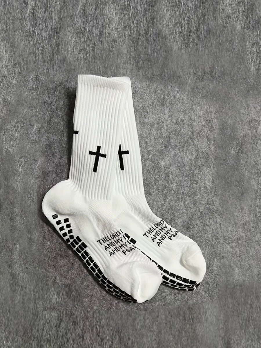 Miniatura: 1 Pair Men Women Sports Socks Breathable Thickened Training Socks Comfortable Du