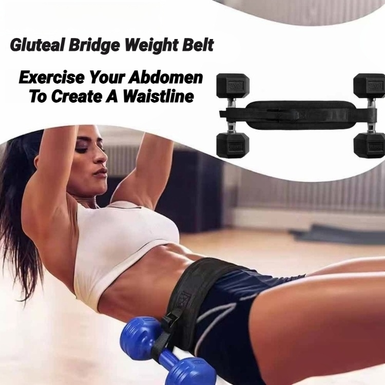 Miniatura: Dumbbell Exercise Belt Hip Thrust Weight-Bearing For Effective Glute Bridge Work