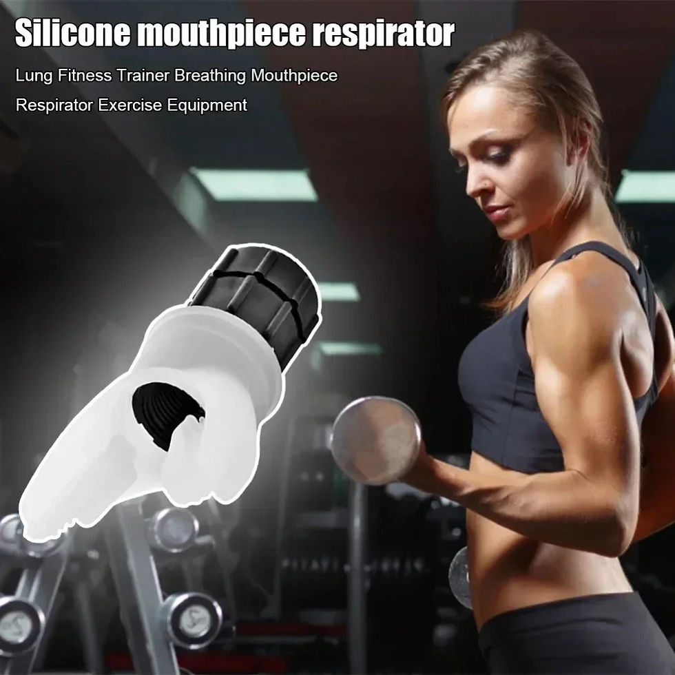 Miniatura: Breathing Exercise For Lungs Portable Breath Fitness Exerciser Device Endurance 