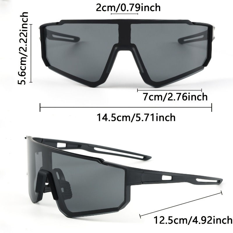 Miniatura: 1pc Men'S Large Frame Fashion Glasses Lightweight & Durable for Daily Life & Act