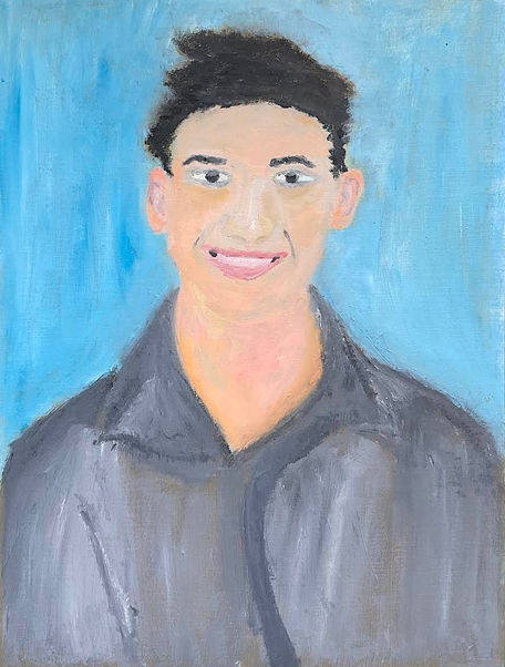 Self-Portrait, 9*12, Oil Paint, 2025