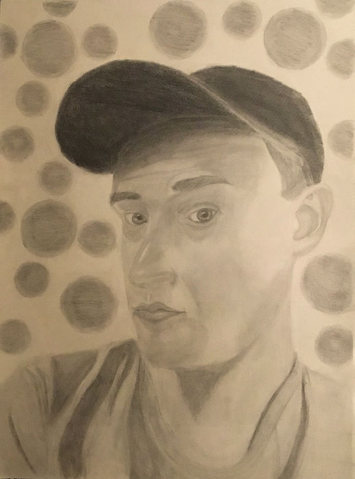 Reflection, 18*24, Graphite, 2024 