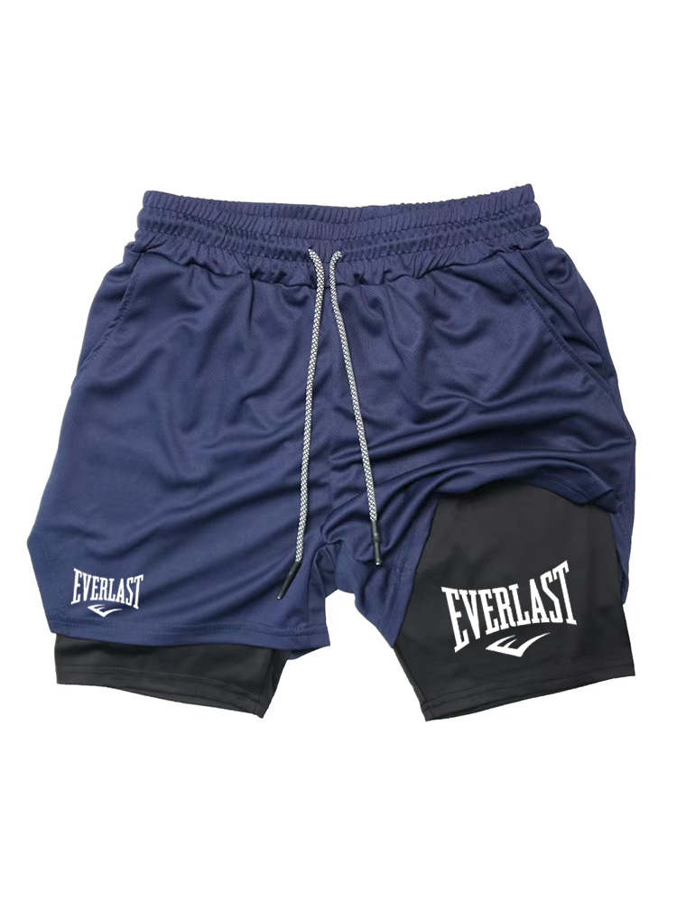 Miniatura: Bermuda Esportiva 2 em 1 Masculina – Leve, Confortável e Respirável