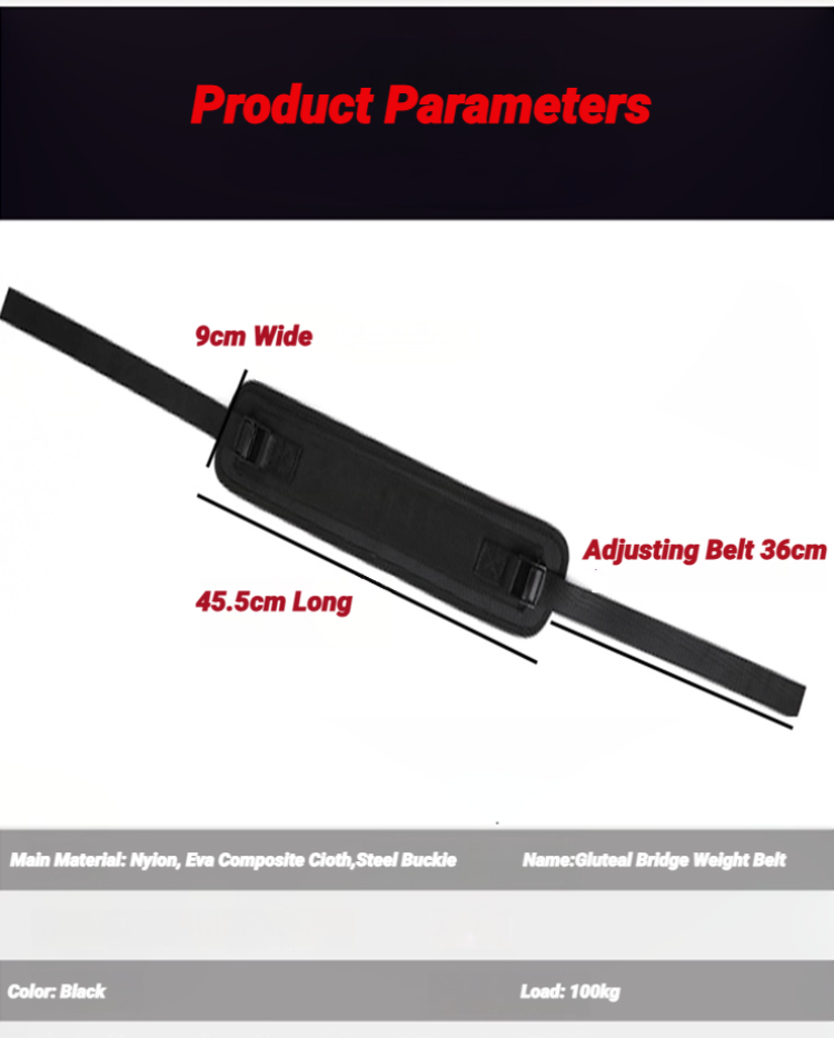 Miniatura: Dumbbell Exercise Belt Hip Thrust Weight-Bearing For Effective Glute Bridge Work