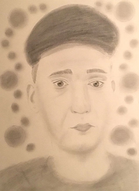 Self-Portrait , 18*24, Graphite, 2025