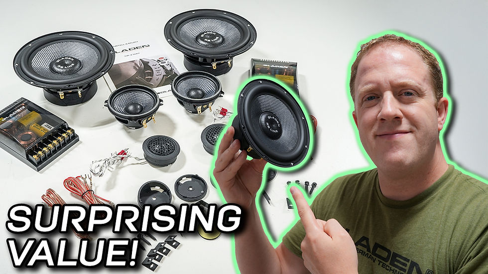 YouTube video thumbnail - Speaker Set Gladen RS 165.3's Surprising Value