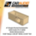 Rendering of Single Ported 8" Design - 0.63 cubic ft @ 32 HZ