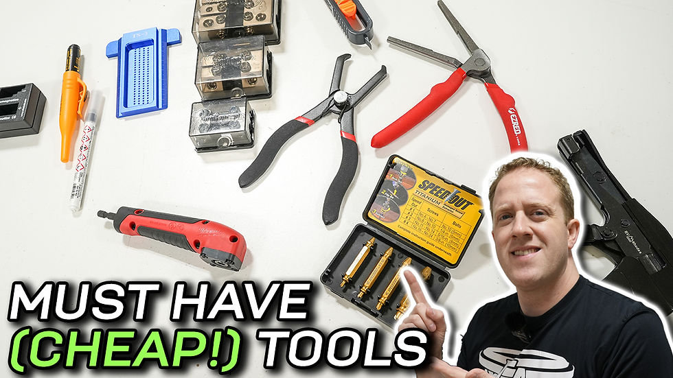 YouTube Thumbnail Must have cheap tools for car audio