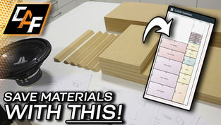 Use THIS program to Optimize Material Usage for Subwoofer Boxes, Woodworking etc.