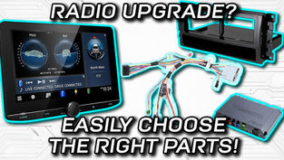 YouTube Thumbnail for choosing parts for a radio upgrade