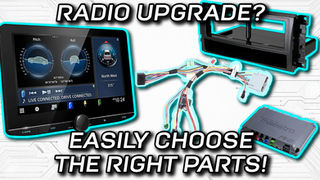 YouTube Thumbnail for choosing parts for a radio upgrade