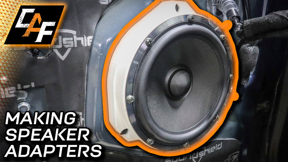 Mounting depth TOO DEEP! Making custom plastic speaker adapters