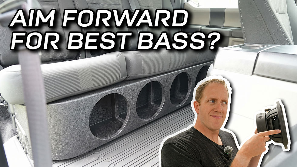What direction for subwoofers underseat? Video Thumbnail