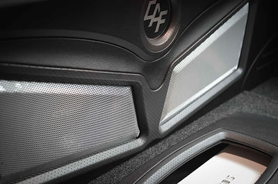 Custom subwoofer beauty panel