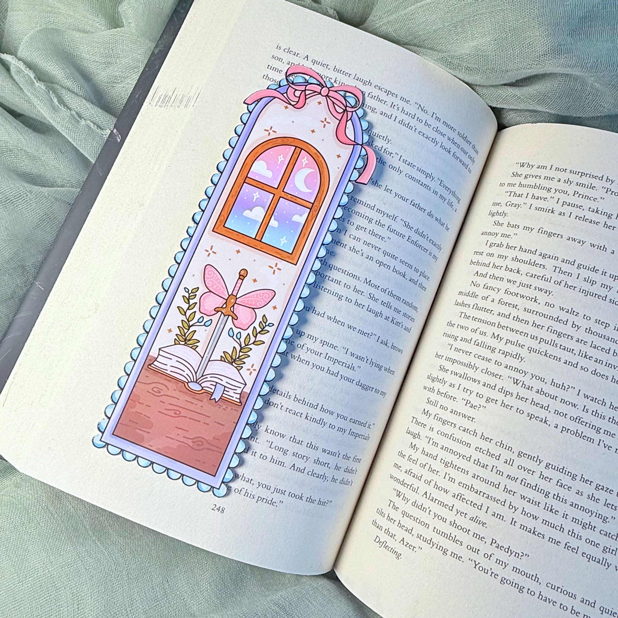 Fantasy with Butterfly - Bookmark