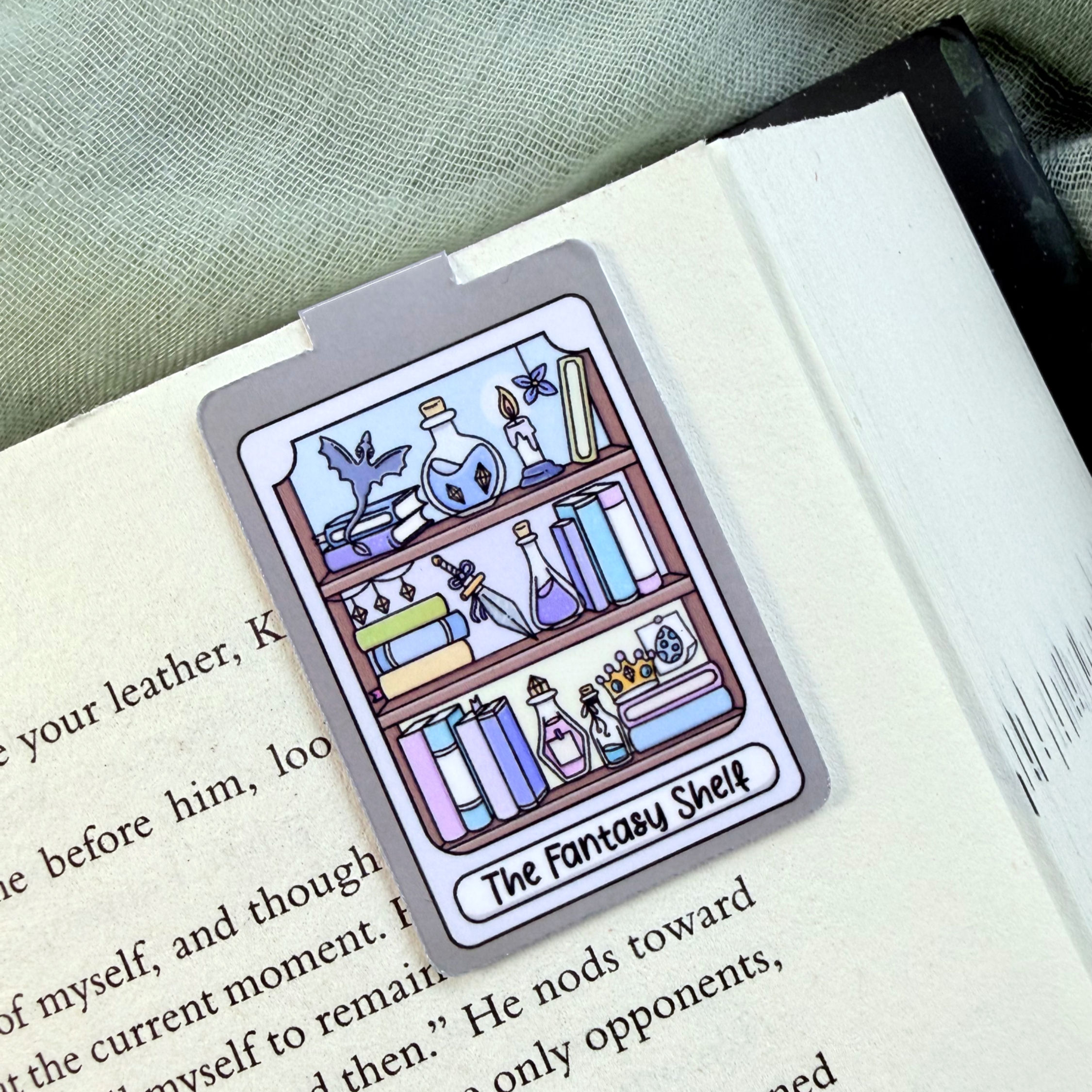 The Fantasy Shelf - Magnetic Bookmark