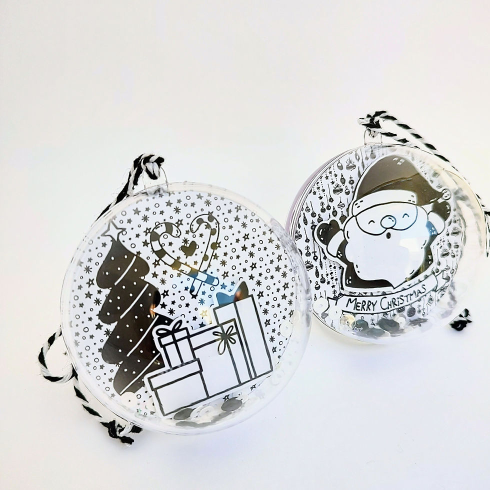 Miniatura: Bolas "Natalindas" - Coleção Doodles