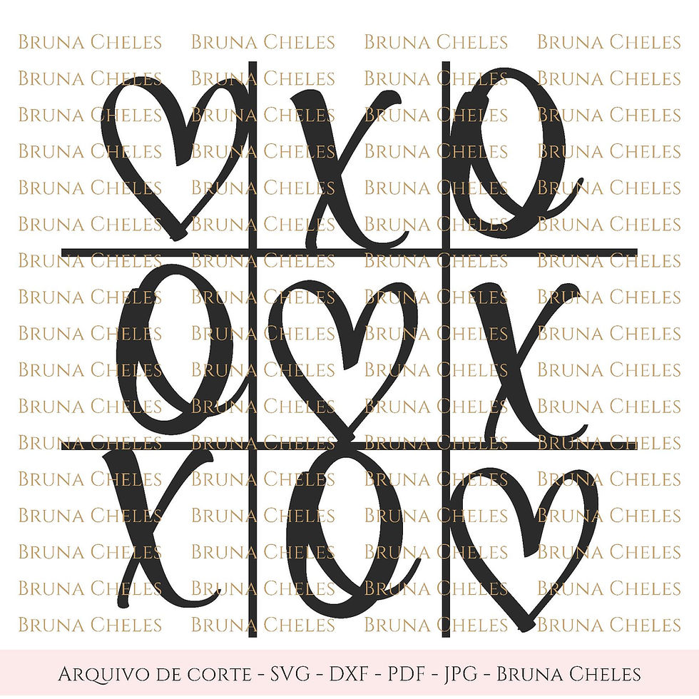 Arquivo de Corte - Tic Tac Toe XOXO