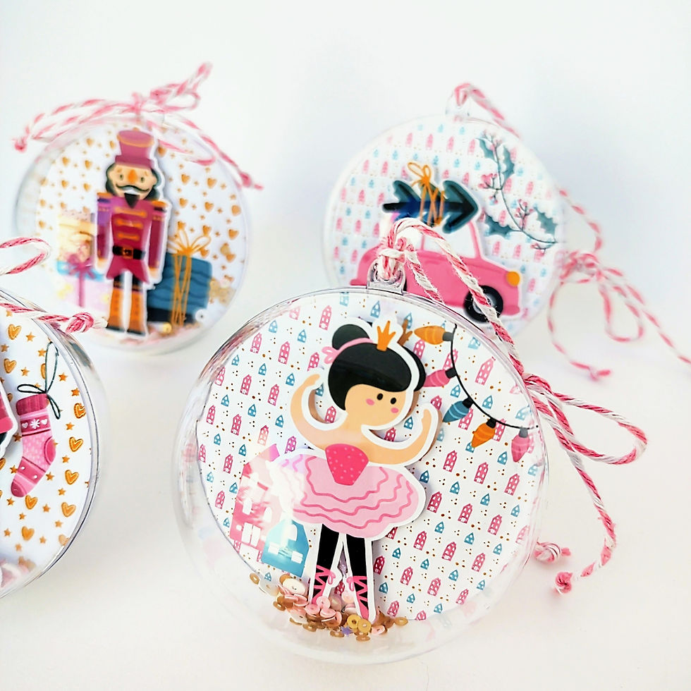 Miniatura: Bolas "Natalindas" - Coleção Encanto de Natal