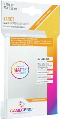 Matte Sleeves: Tarot Sleeve Size 73 x 122 mm