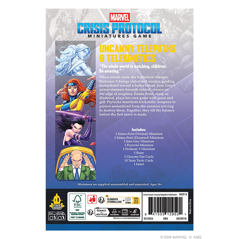 Thumbnail: Marvel CP:  Uncanny Telepaths & Telekinetics