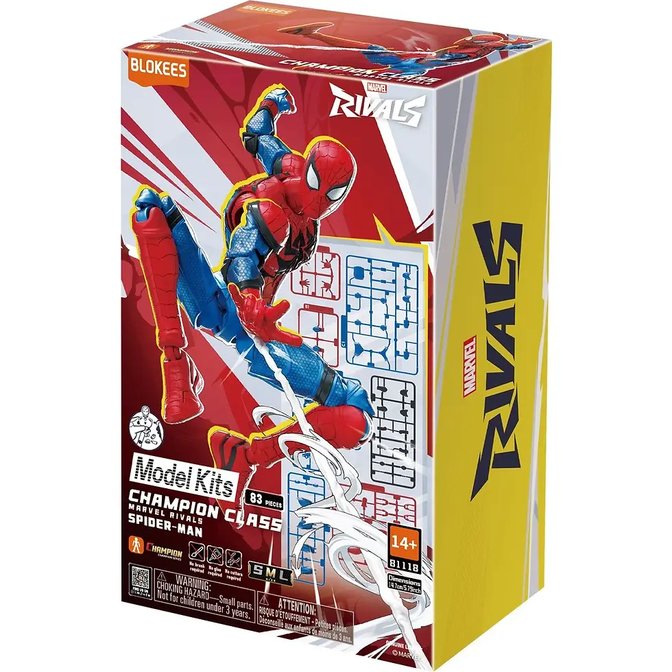 Thumbnail: Marvel Rivals Spider-Man Champion Class CC06 Blokees Model Kit
