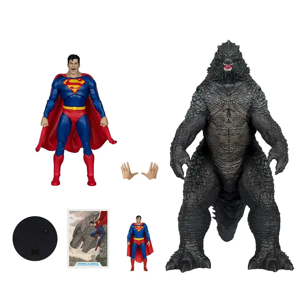 Thumbnail: McFarlane Toys: DC Multiverse Superman vs. Godzilla Megafig 2 Pack