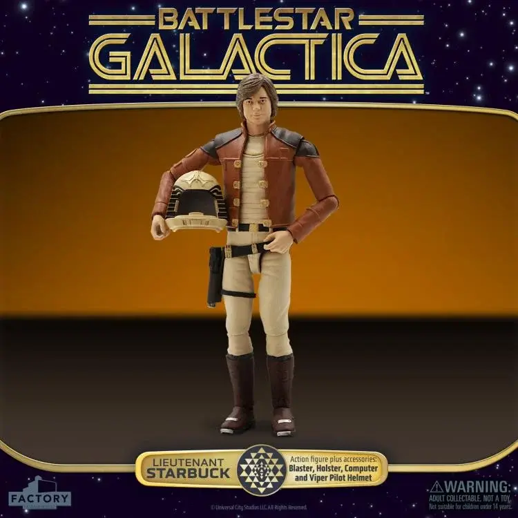 Thumbnail: Battlestar Galactica 1978 Lieutenant Starbuck 3 3/4-Inch Action Figure