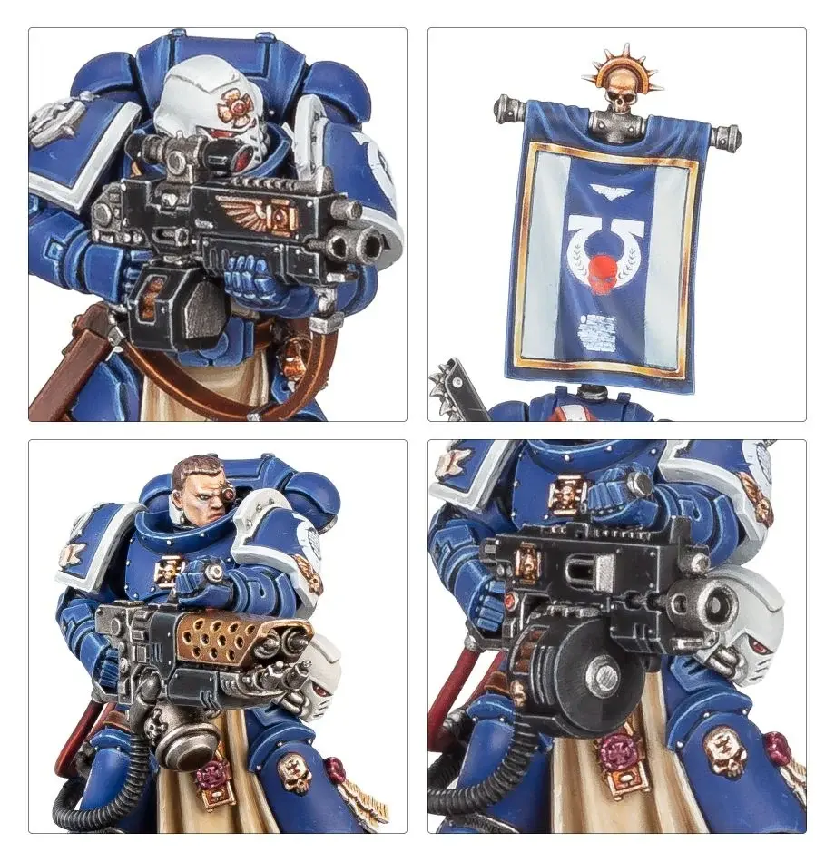 Thumbnail: Warhammer 40k: Space Marine Sternguard Veteran Squad