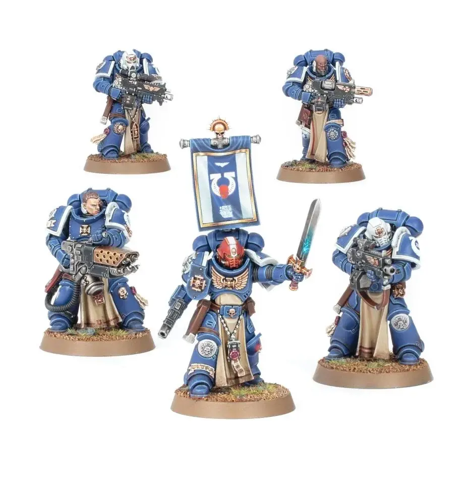 Thumbnail: Warhammer 40k: Space Marine Sternguard Veteran Squad