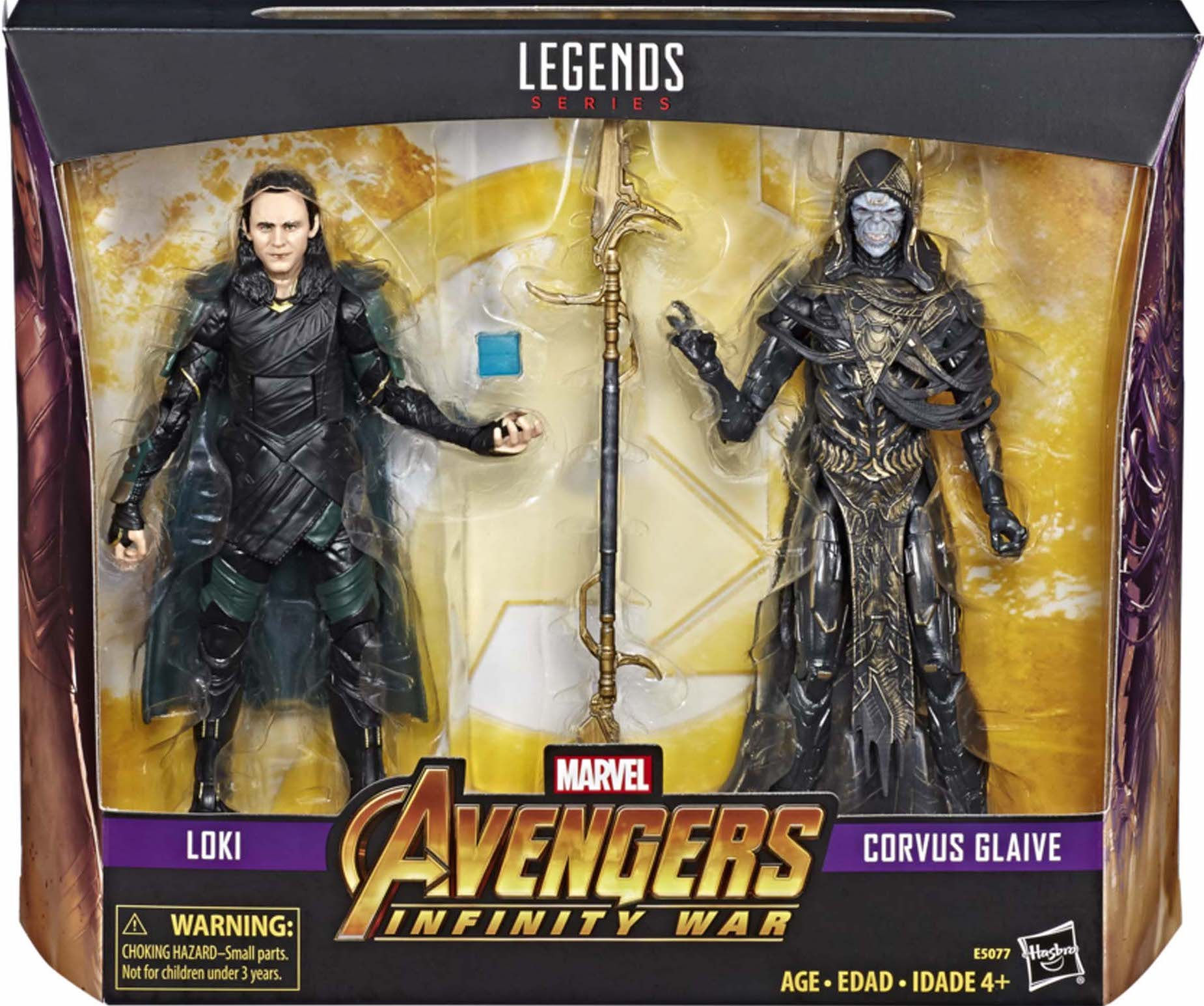 Marvel Legends Exclusives Loki & Corvus Glaive