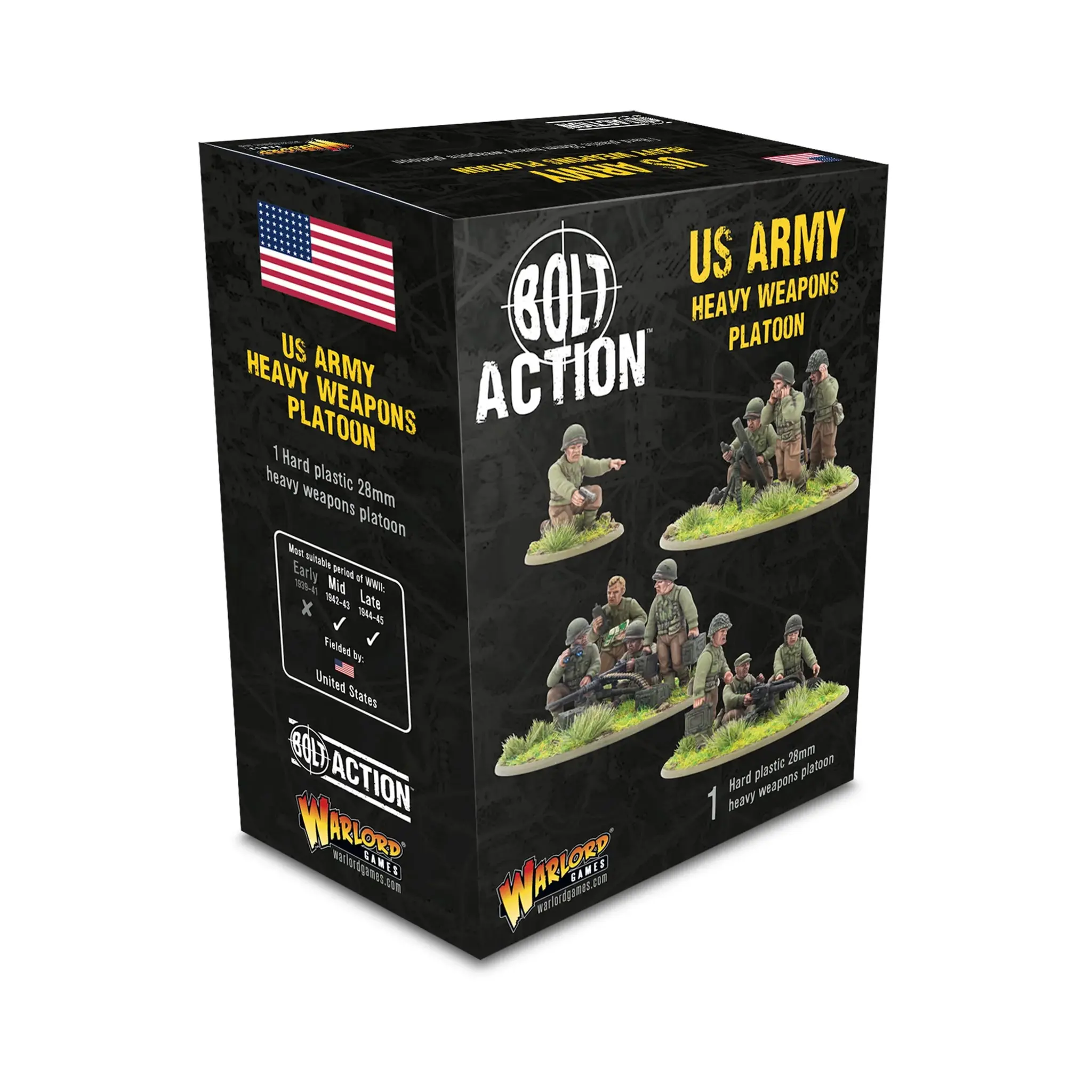 Bolt Action: US Army Heavy Weapons Platoon (plastic)