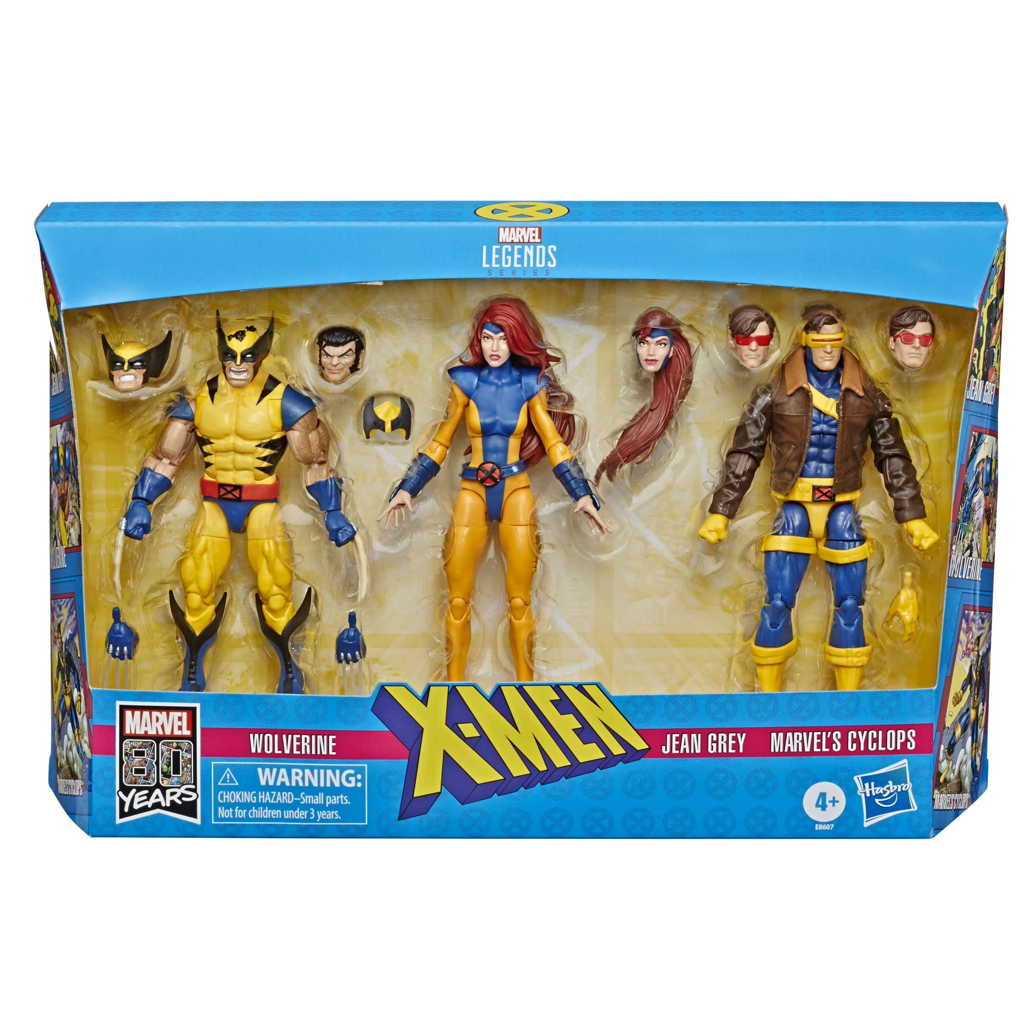 Marvel Legends Series X-Men: Wolverine, Jean Grey, Marvel’s Cyclops 3 Pack