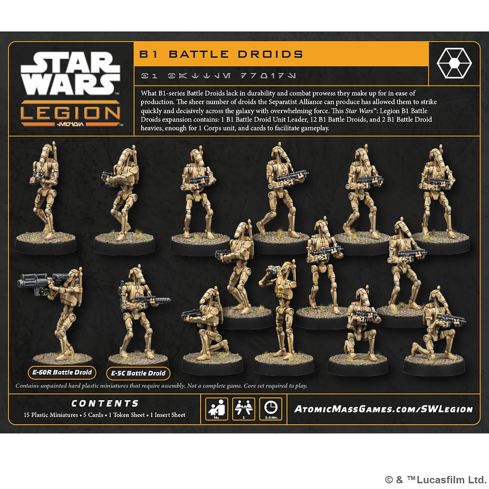 Thumbnail: Star Wars: Legion - B1 Battle Droids (2025)