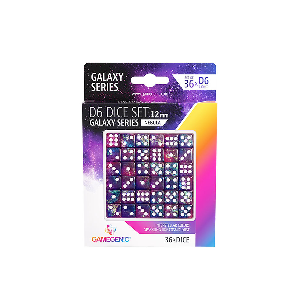 Galaxy Series - Nebula - 12 mm Dice Set (36pcs)