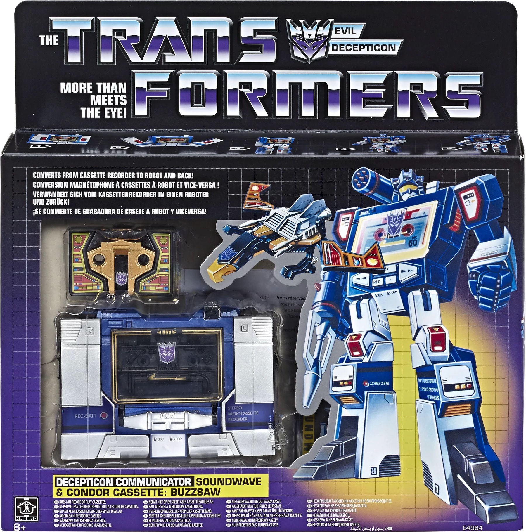 Transformers: Vintage G1 Reissue Soundwave and Buzzsaw