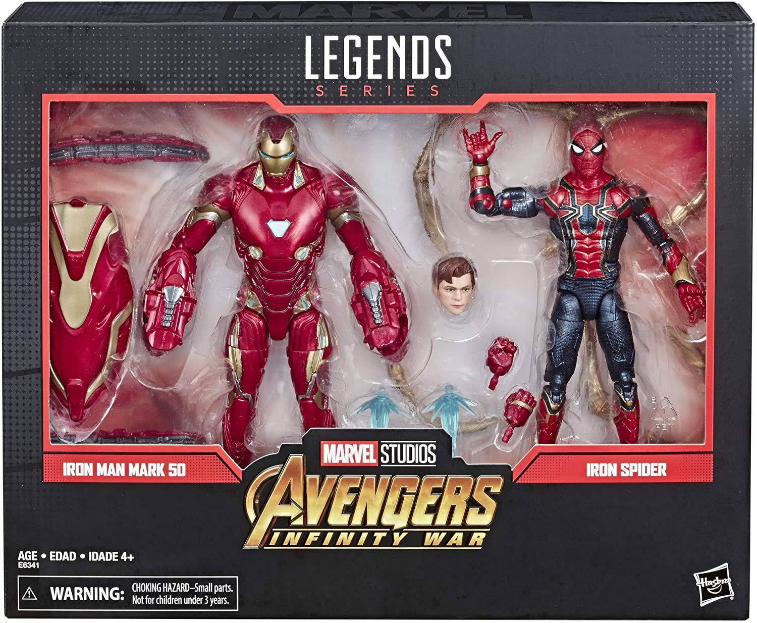 Marvel Legends 80th Anniversary Iron Man Mark 50 & Iron Spider 2 pack