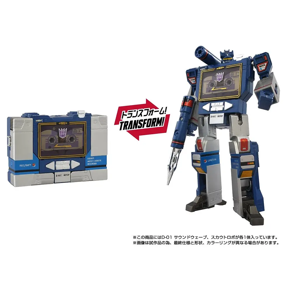 Thumbnail: Transformers Missing Link D-01 Soundwave