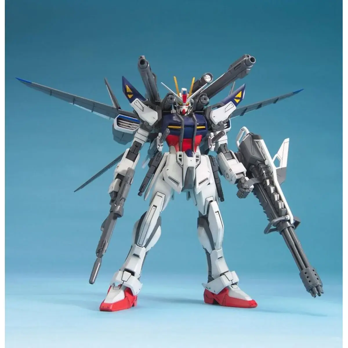 Mobile Suit Gundam Seed Astray Lukas Strike E + IWSP MG 1:100 Scale Model