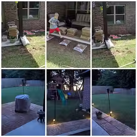 Our backyard project. NWA interior design