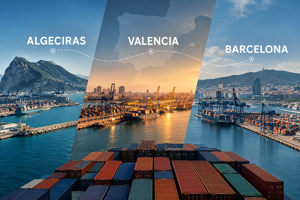 Algeciras, Valencia or Barcelona: Which Spanish Port Should Importers Choose?