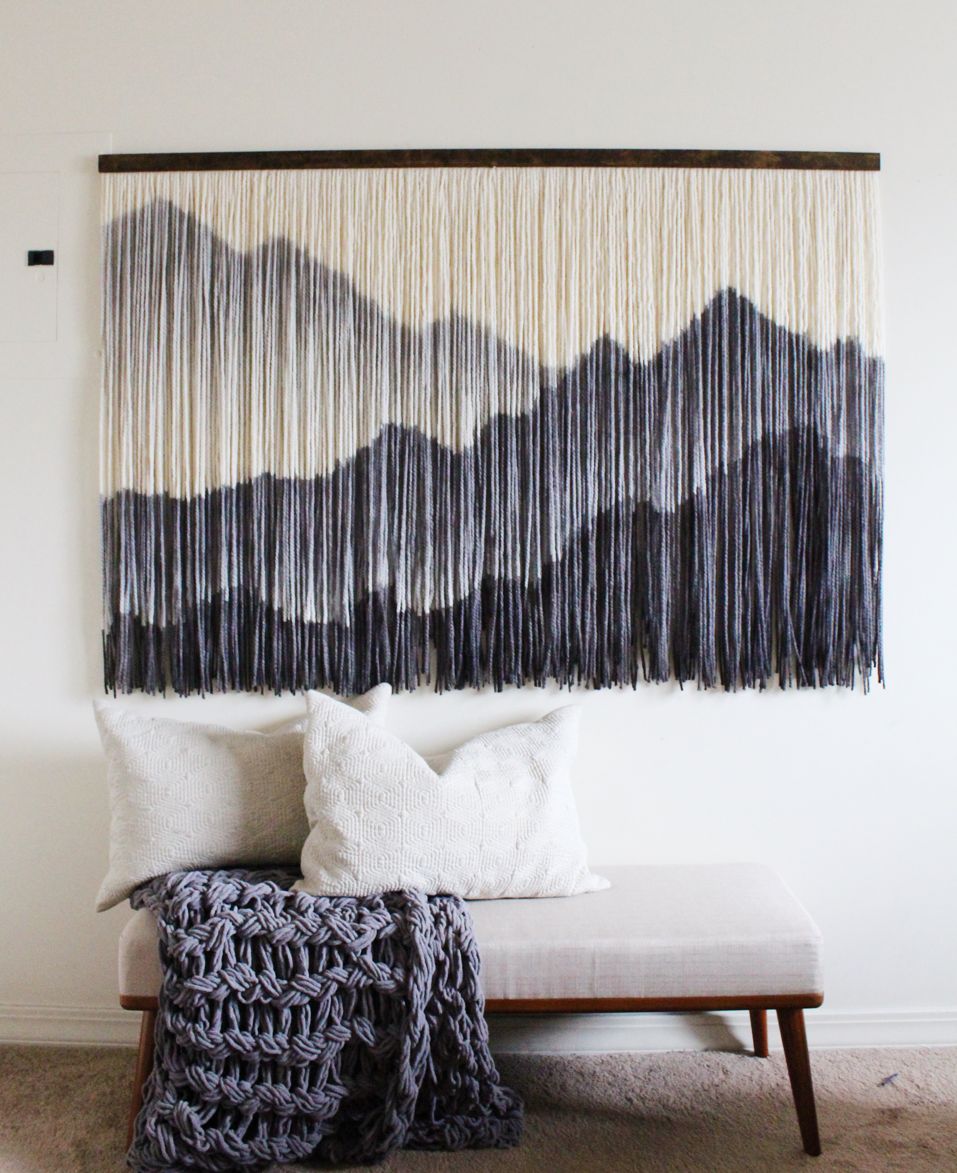 Fading Stacked Mountains