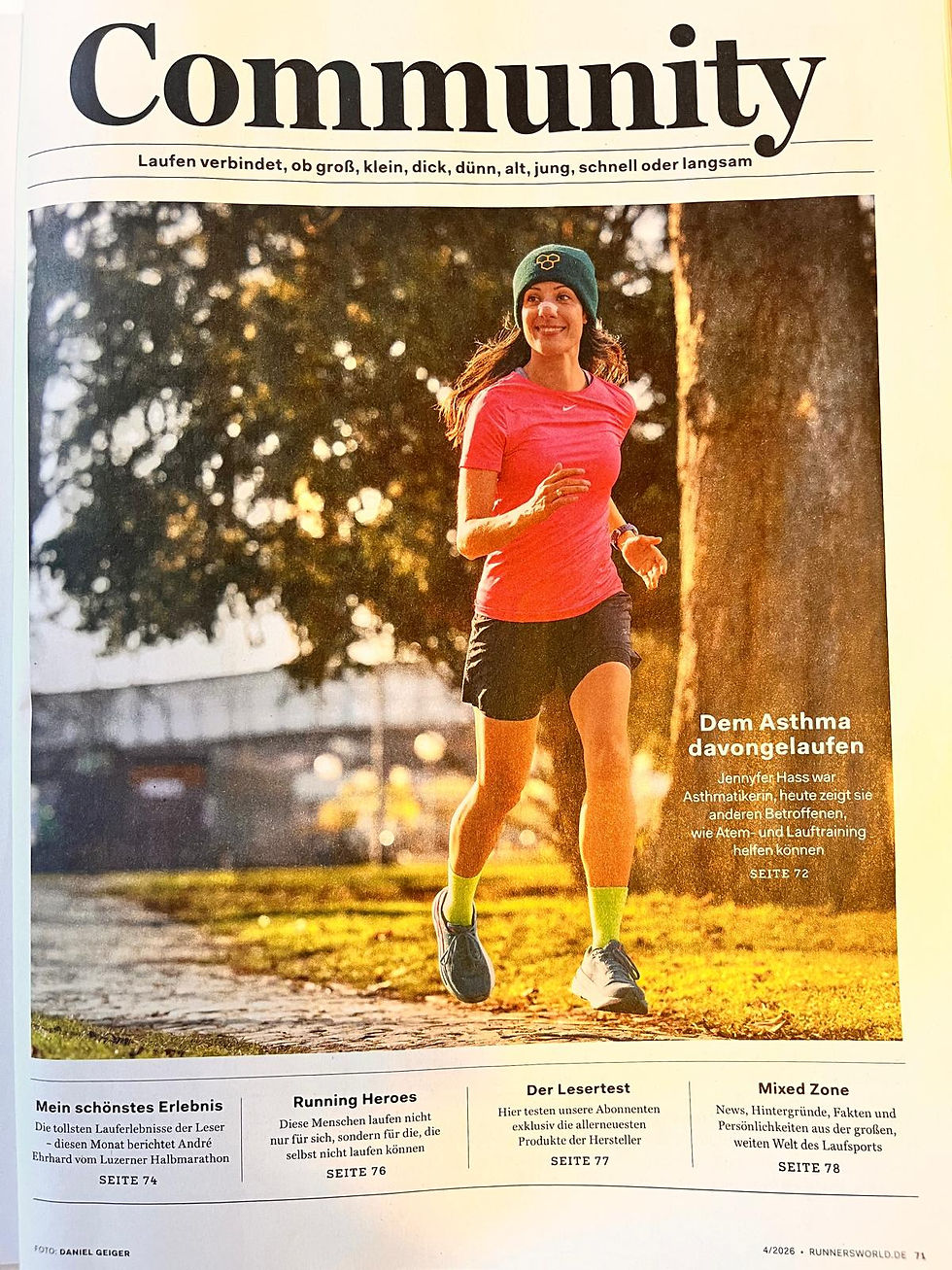 Nach fast 20 Jahren asthma-frei durch Atem-Training. Bald steht der erste Ultra-Traillauf an.