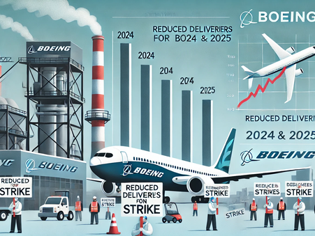 Boeing Giảm Dự Báo Giao Hàng Năm 2024 Do Đình Công