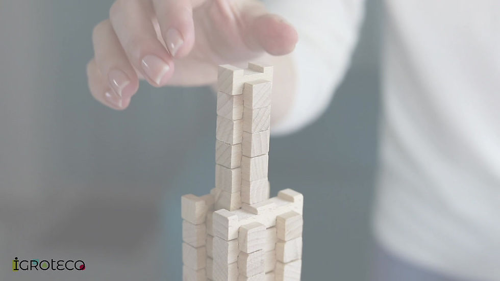 Thumbnail: Wooden construction kit Fantasy, 240 pieces