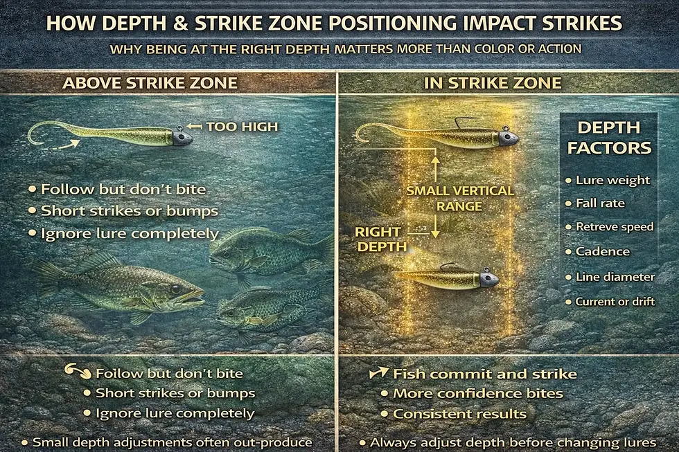 Part 6 — Lure Depth and Strike Zone Explained: Why Positioning Matters More Than Color or Action
