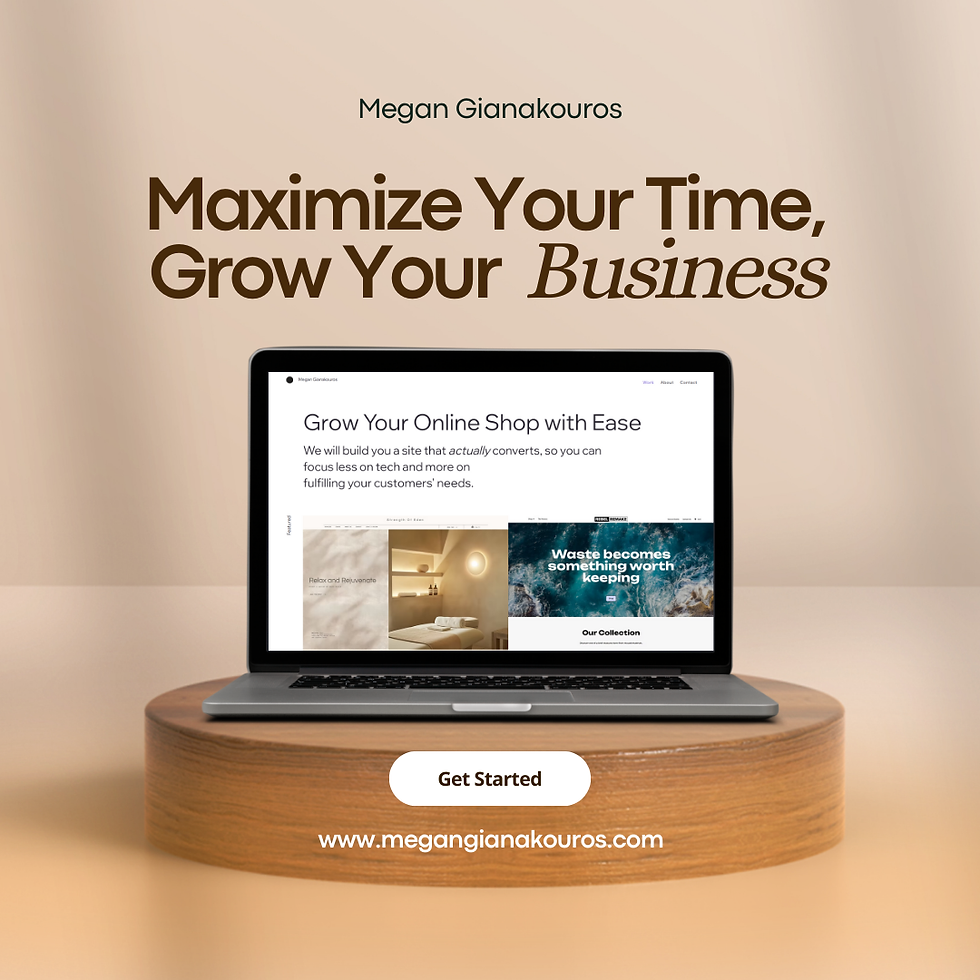 Pinterest advertisement for web design business, encouraging visitors to book now.