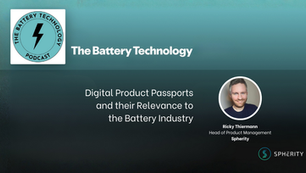 Spherity Ricky Thiermann participating in Battery Technology Podcast